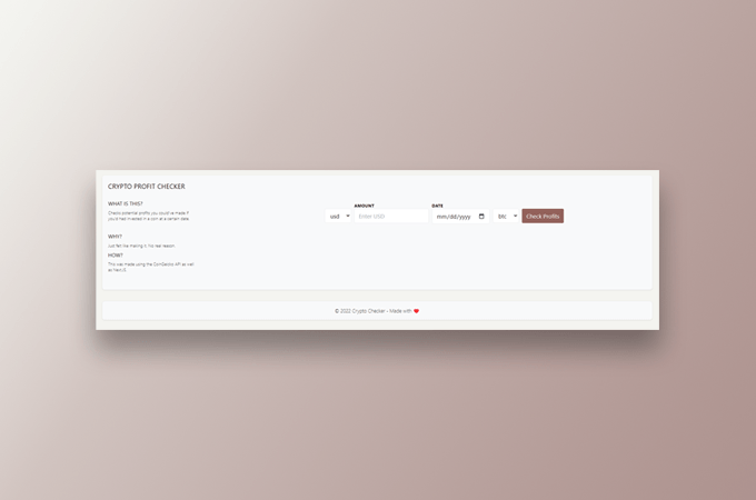 Crypto Price Checker Cover Image