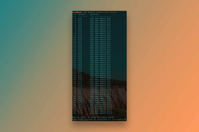 Redbar Radio Download Scraper Cover Image